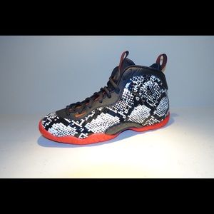 Nike Little Posite One GS Foamposite Sail Habanero